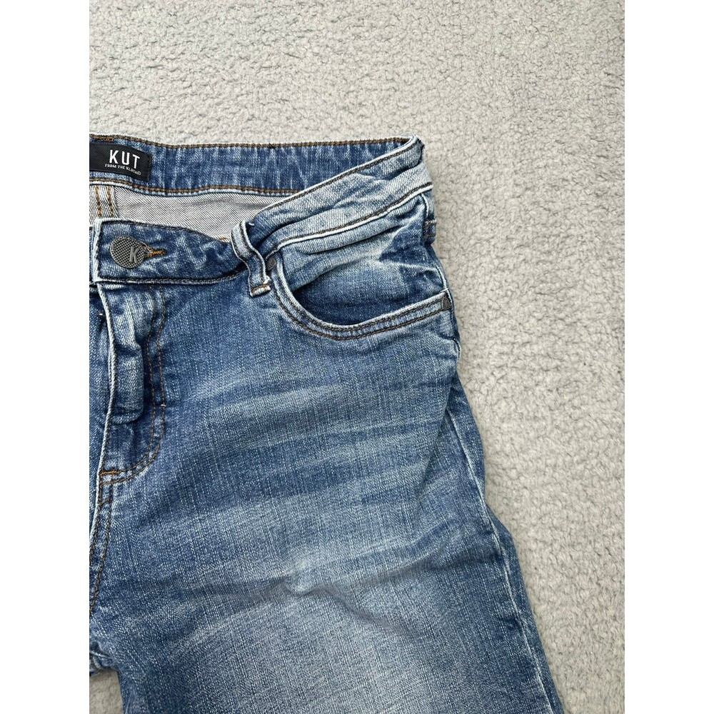 Kut from the Kloth Bermuda denim shorts sz 10 - Picture 3 of 10